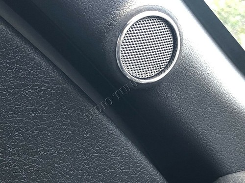 For Ford F150 2008-2014 Aluminum polished tweeter speaker rings 2pcs - Bild 11 von 11