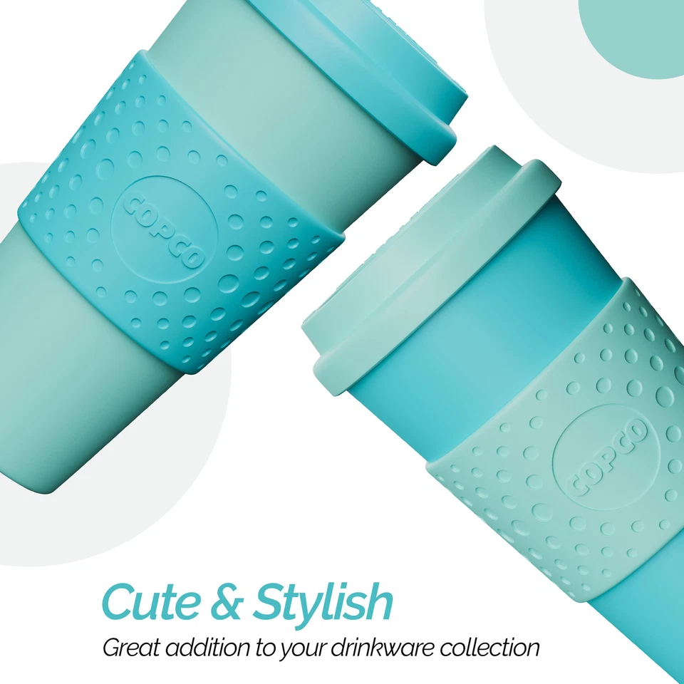 Caneca de Viagem Copco Acadia, Conjunto de 2 - Aqua & Mint - Imagem 4 de 4