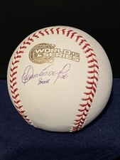 Orlando Hernandez Auto 2005 World Series Baseball w/ Steiner COA New York