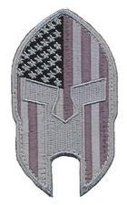 MOLON LABE USA FLAG SPARTAN TACTICAL HOOK FASTENER PATCH