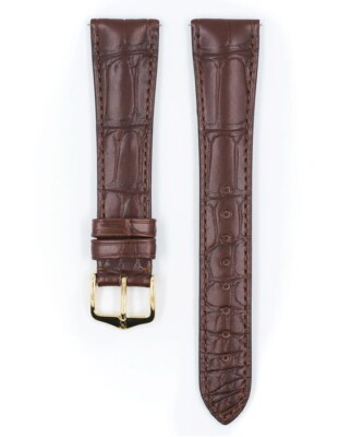 Hirsch Louisianalook alligator embossed 14mm watch band straps Bargains Deals