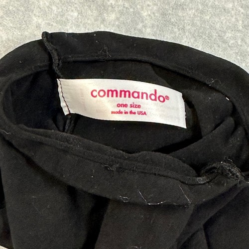 Commando Bodysuit One Size Snap Closure Black Mock Neck Sleeveless NWT OG PKG - Picture 6 of 7