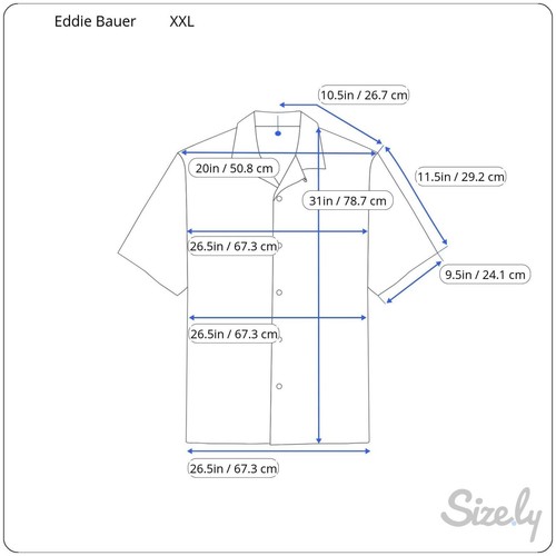 Eddie Bauer Men's Button Front Woven Tech White Shirt XXL NWT $70 - Picture 2 of 6