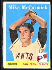 1958 Topps -  #37 Mike McCormick 