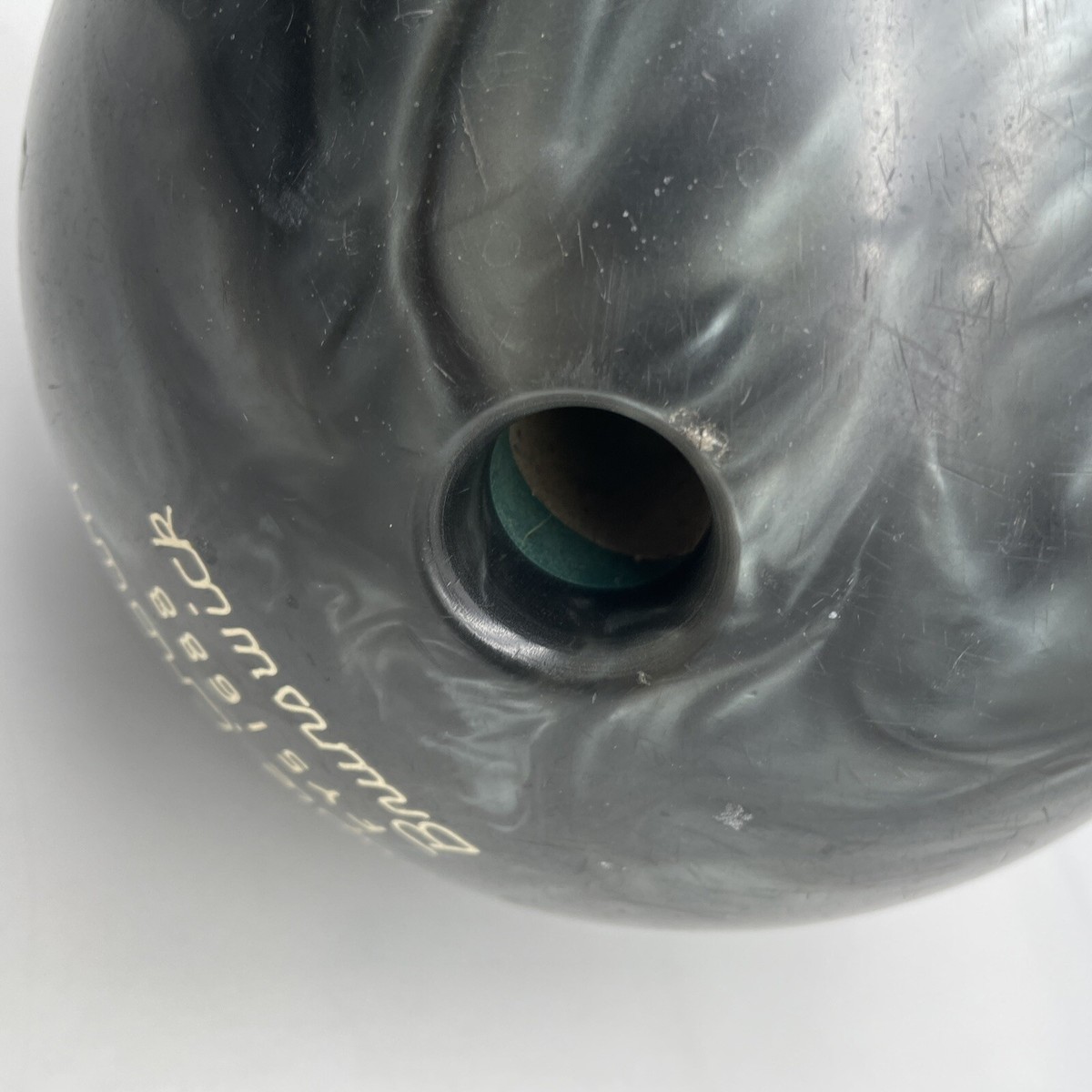 Brunswick Triple Crown Bowling Ball Drilled 15 lbs. 1 oz. Grey