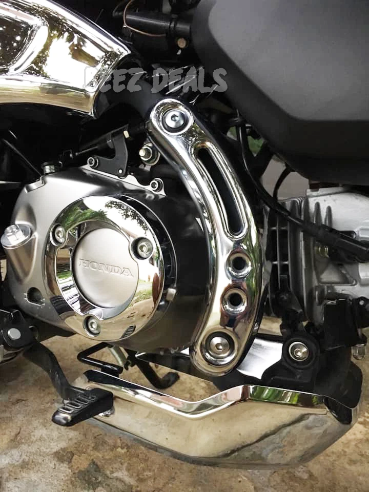 Genuine Exhaust Muffler Pipe Cover Chrome Honda Monkey 125 New JB02 JB03 JB05 - Image 3 of 4