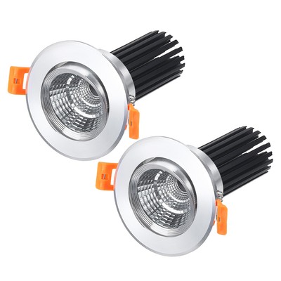 2pcs 68mm Dia 5W COB Downlight Housing Recessed Ceiling ...