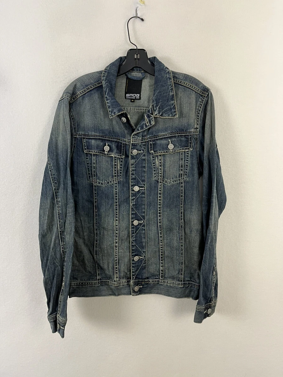 Button down shop denim jacket