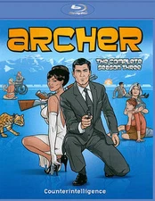 Archer: Season 3 (Blu-ray, 2009, 2-Disc Set, H. Jon Benjamin, Judy Greer)