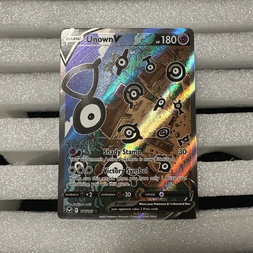 Unown V (Alternate Full Art) 177/195 Swsh12 Sword & Shield - Silver Tempest Holo