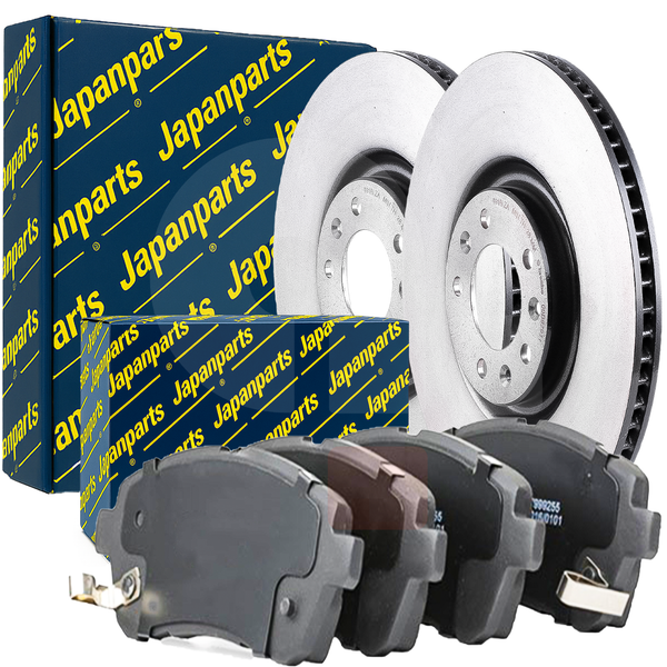 Kit Scheiben Und BremsbeläGe Vorne Japanparts Ford Fiesta VI Ford Ka +-image
