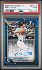 2024 Bowman Draft - Theo Gillen Auto Blue Refractor /150 PSA 9