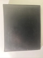 Franklin Quest Classic Planner Binder 7 Ring Black USA Made Vintage 1990s