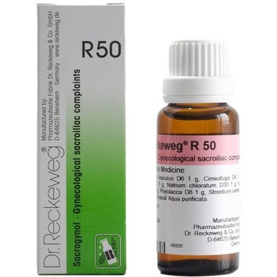 Dr. Reckeweg R50 Tropfen 22ml | Mittel gegen Iliosakral- & Bauchschmerzlinderung