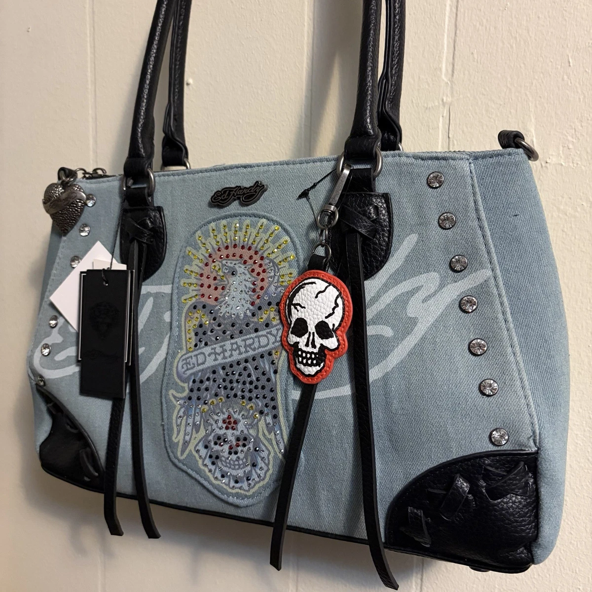 Ed Hardy Tote Skull Bags & Handbags for Women for sale | eBay