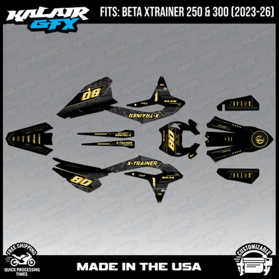 Graphics Kit for Beta Xtrainer 250 300 (2023-2026) Rift - GOLD