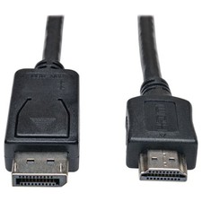 1080p DisplayPort Male to HDMI Male Adapter C...