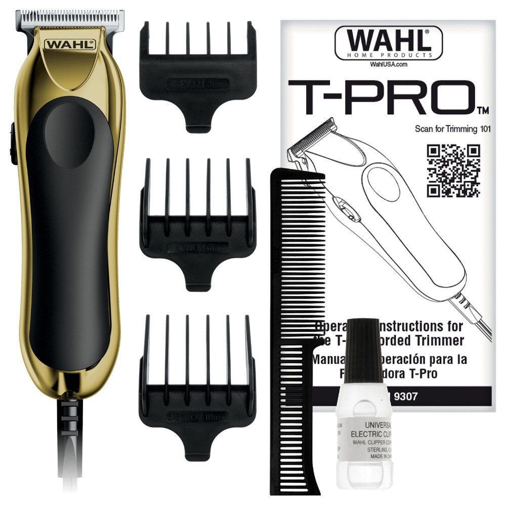 Wahl Clipper T-Pro Corded Trimmer - Trim, Detail, Fade, Outl