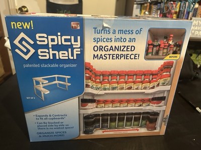 Spicy shelf 2 Sets Of 2 Shelves, 4 Shelves Total.  Open box, But Complete Units 