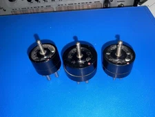 Vintage (3)  Socket Adapter 7s Pin to 8-pin Octal , 7L pin & 6 pin Bakelite -USA