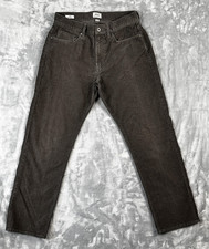 J Crew 1040 Athletic Pants Mens 30x30 Gray Corduroy Chino Straight Leg Stretch