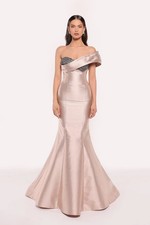 Tarik Ediz Louisa Taffeta Gown