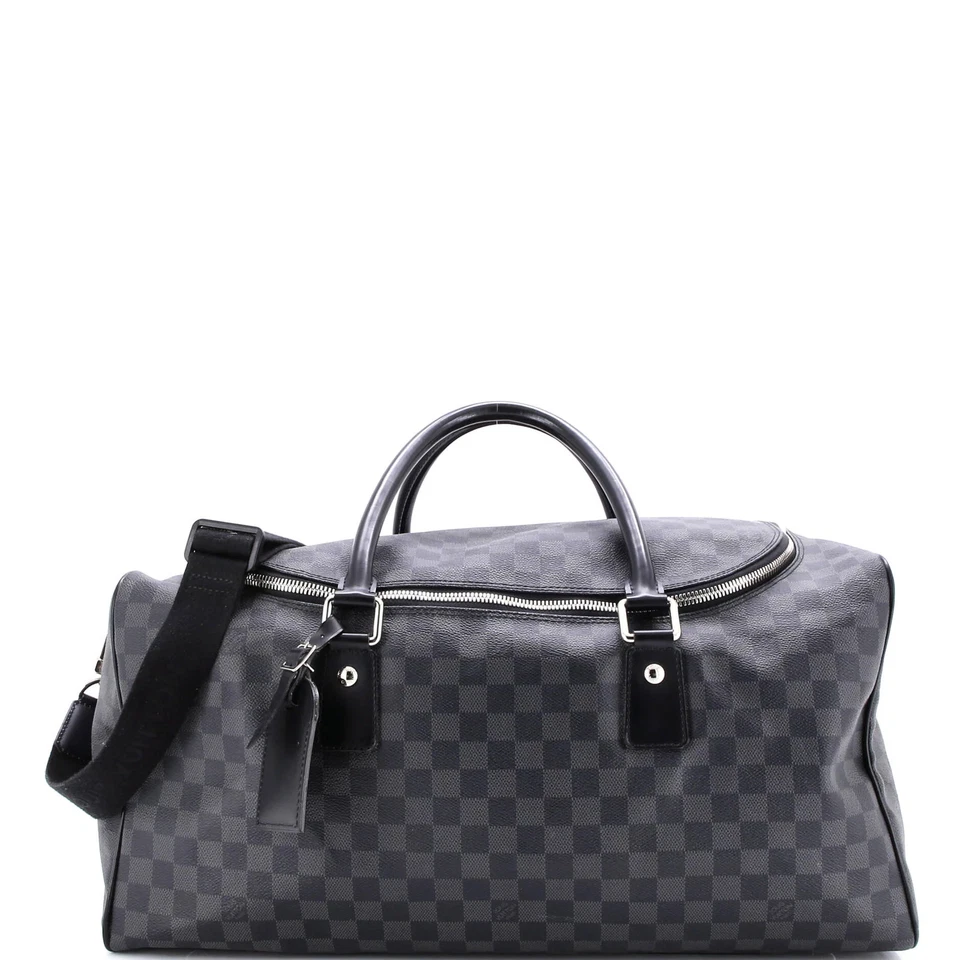 Bolso de Lona Louis Vuitton Roadster Damier Graphite