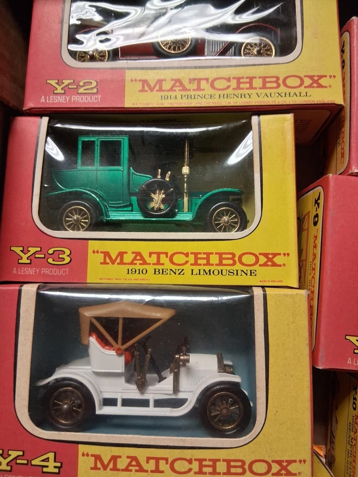 12-Matchbox Lesney Models Of Yesteryear CARS MINT IN THE BOXES! - Image 4 of 4