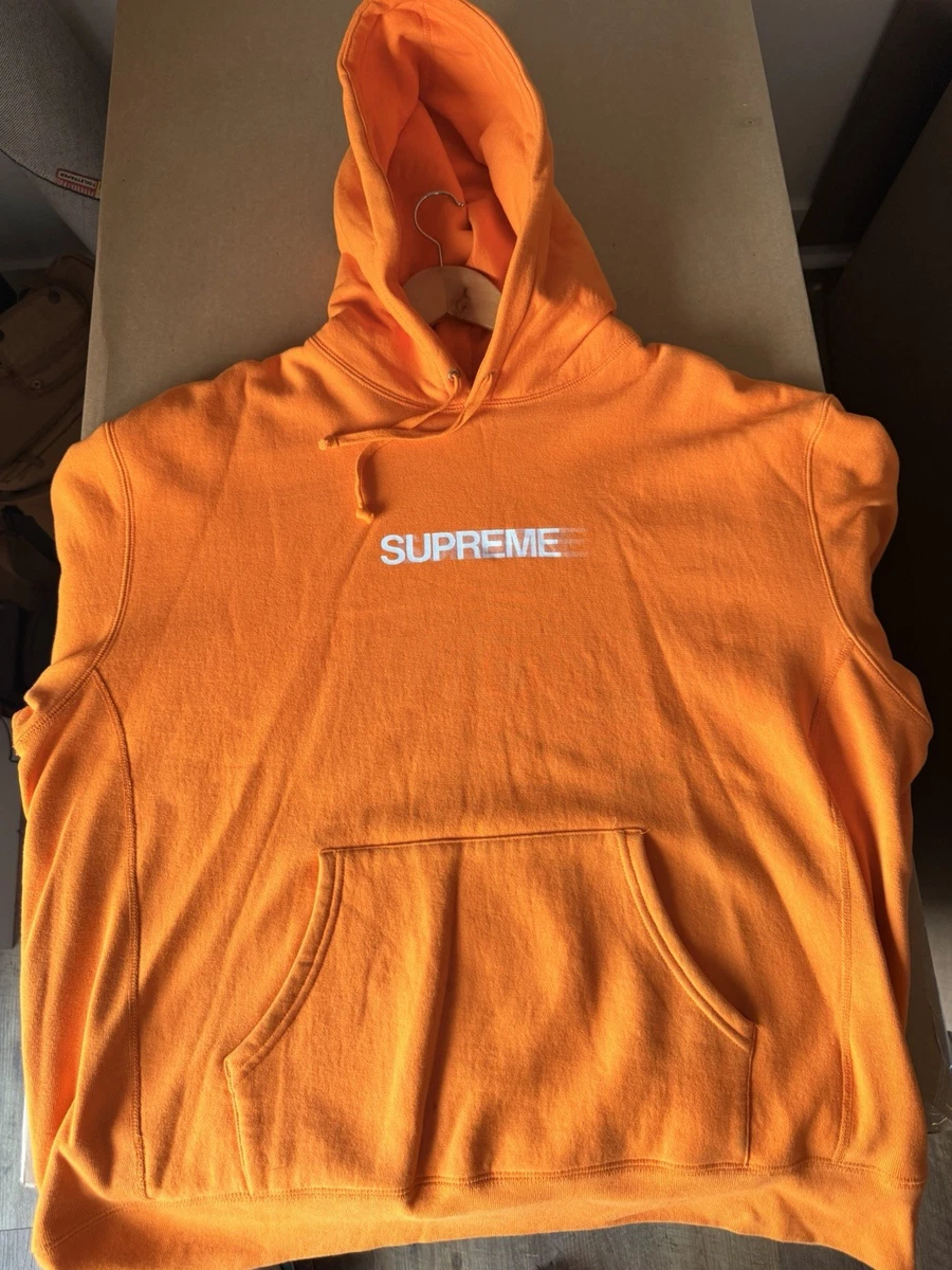 Supreme Orange Cotton Hoodies & Sweatshirts for Men for Sale