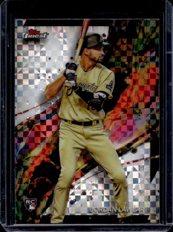 2024 Topps Finest Jordan Lawlar RC Checkerboard Refractor #95 Diamondbacks