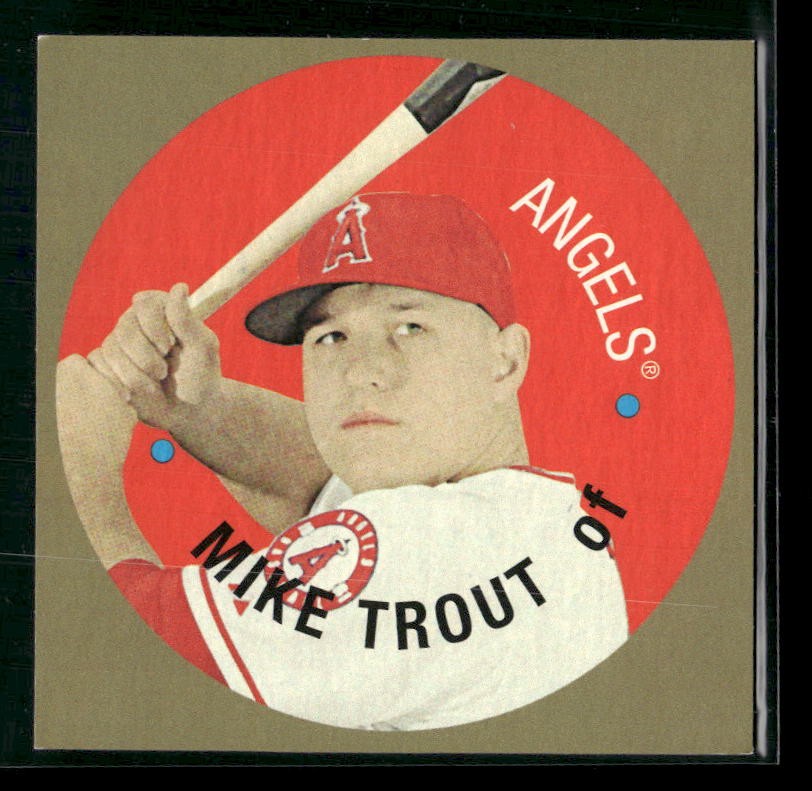 2016 Topps Heritage #67TDC-MT Mike Trout 1967 Discs