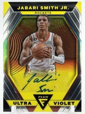 2022-23 Panini Flux Jabari Smith Jr. Ultra Violet Rookie Auto #UVS-JSJ