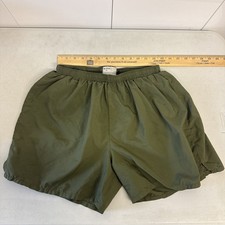 Marine Corps USMC Ranger Pantees Silkies Soffe PT Shorts Men’s M Army Green