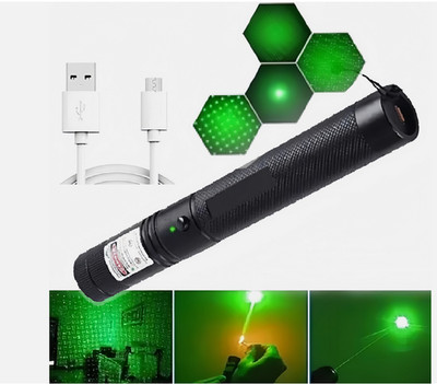 5000M Starker grüner Laserpointer Outdoor-Lazer-Taschenlampe USB wiederaufladbar
