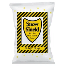 Snow Shield Rock Salt Ice Melt 50LB Bag