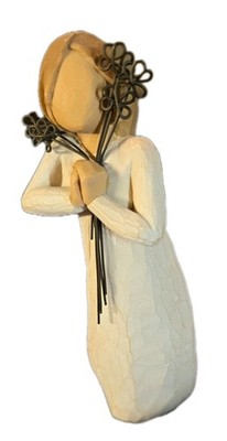 Willow Tree FRIENDSHIP by Susan Lordi Wire FLOWERS Daisies Signed Vintage 2004