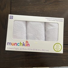 Munchkin Waterproof Changing Pad Liners, 3 Pack