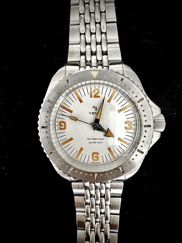 YEMA Diver Automatic (White) – Full Set + Warranty – Beads of Rice – Flawless