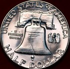 Uncirculated 1961 Philadelphia Mint Silver Franklin Half — photo 2