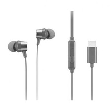 Open Box: Lenovo - 300 Wired in-Ear USB-C Headphones - in-Line Microphone - USB-