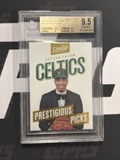 2017-18 Panini Prestige Basketball Jayson Tatum Prestigious Picks Rookie BGS 9.5