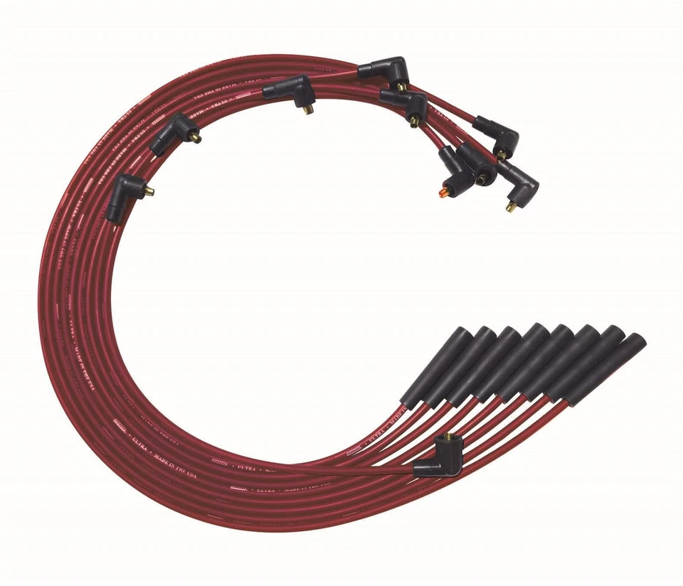 Moroso 52061, Kit Ultra Plug Wire Set Bbm 361-440 Red Performance Racing Parts - Image 3 of 4