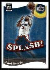 Paul George 2023-24 Donruss Optic #7 Clippers Insert ? SEE SCAN! FREE SHIPPING