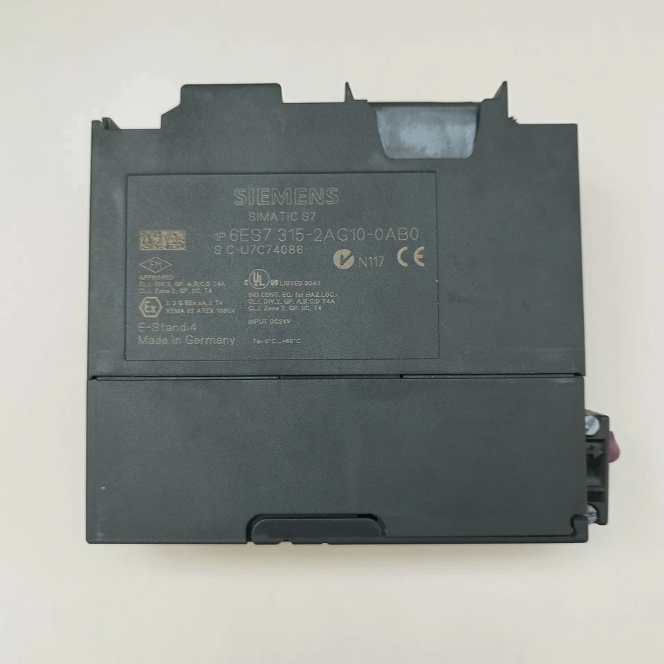 Siemens 6ES7-315-2AG10-0AB0  Simatic S7-300  CPU 315-2DP  - Immagine 2 di 2