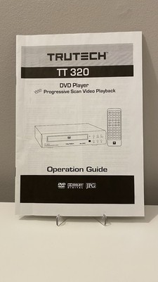 Official Trutech TT320 DVD Player Operation Guide ~ MANUAL ONLY!!