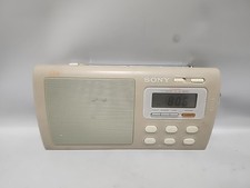 Sony Liv ICF-M410V Portable 4-Band TV/Weather/FM/AM Clutch Radio Tested Working