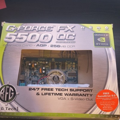BFG Tech GeForce FX 5500 OC AGP 256MB