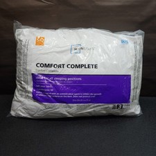 White Mainstays Comfort Complete Bed Pillow, Standard/Queen Size