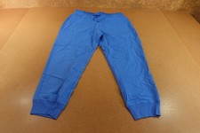 Mandala Womens Petite Large Royal Blue High Waisted Jogger Scrub Pants NWT