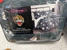 Ed Hardy 8 - Piece KING Bedding Set